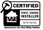 Certified vinyl siding installer